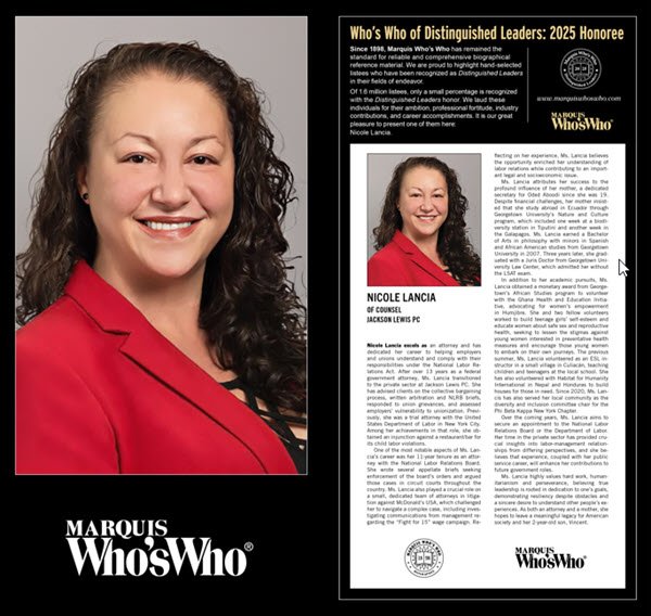 Nicole Lancia Featured in The Wall Street Journal image