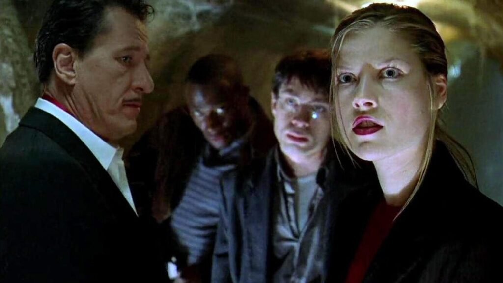 Geoffrey Rush, Taye Diggs, Chris Kattan and Ali Larter star in House on Haunted Hill.