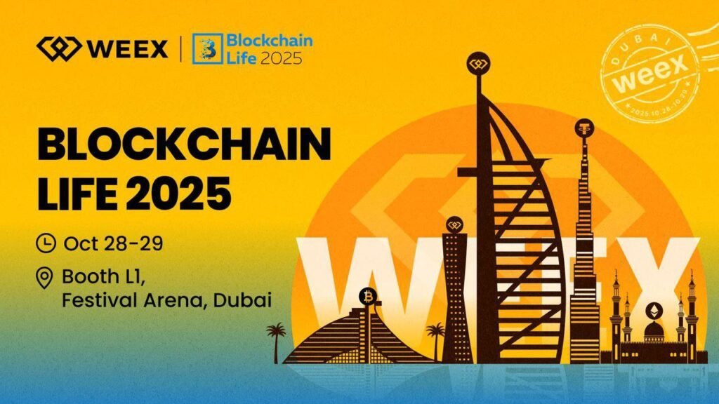 WEEX Powers Blockchain Life 2025 in Dubai: Strengthening Ties with Local Community As Most KOL Friendly Exchange